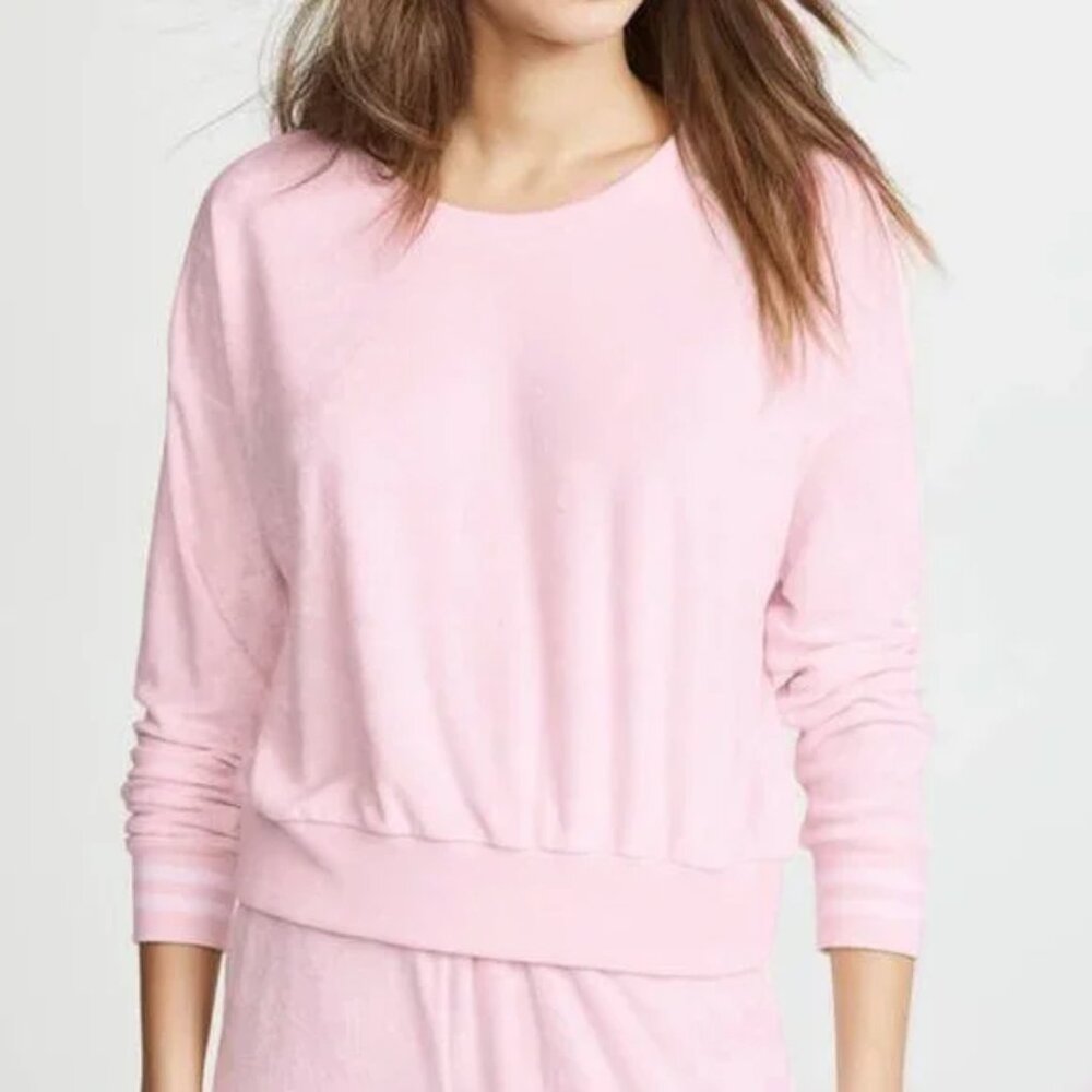 NEW Honeydew Intimates Women Staycation Starbird Terry Sweatshirt Cropped